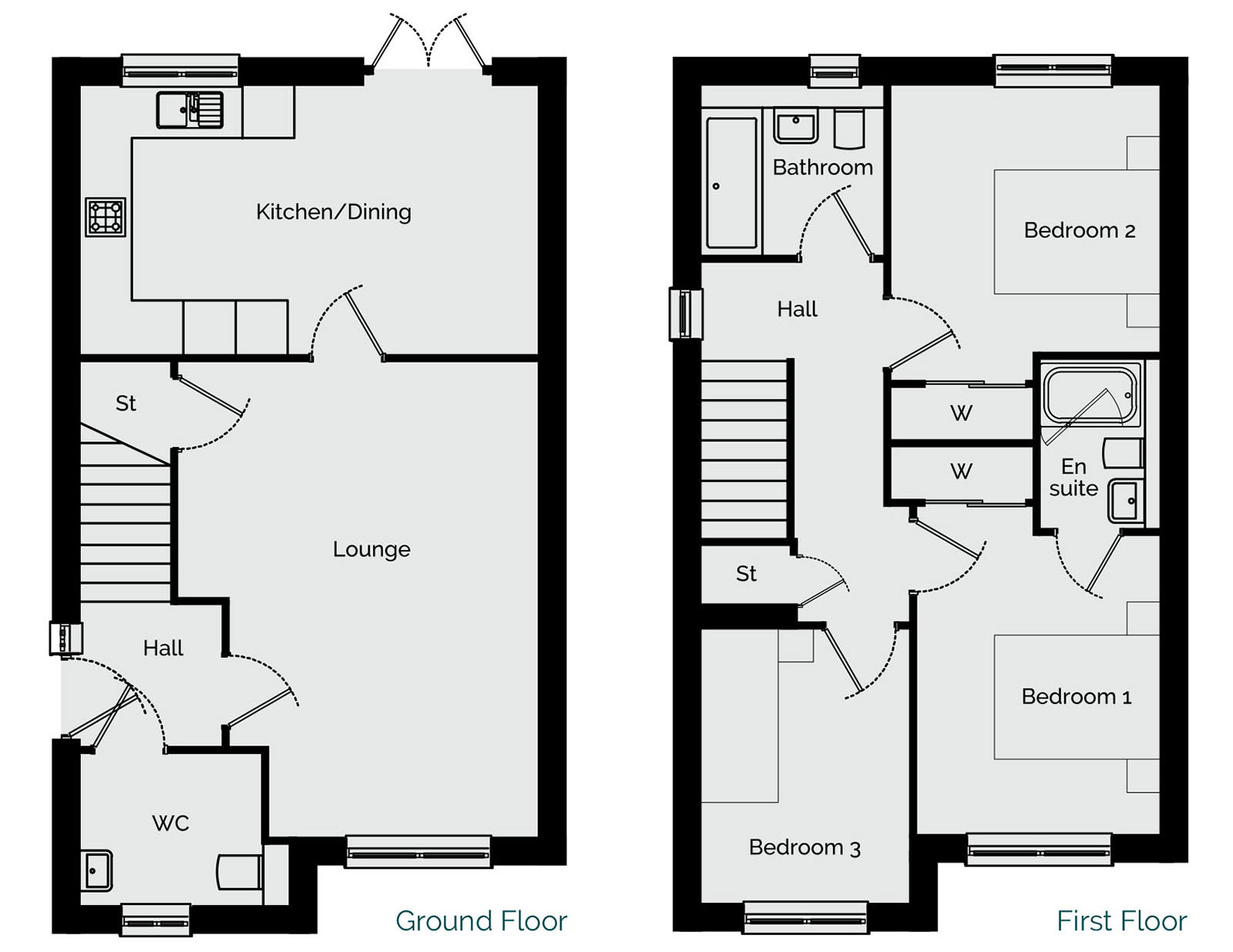 Aspen End Floorplan